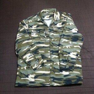 Camo Sherpa Lined Fleece/ Jacket Men's XL Outdoors  Outerwear Camouflage